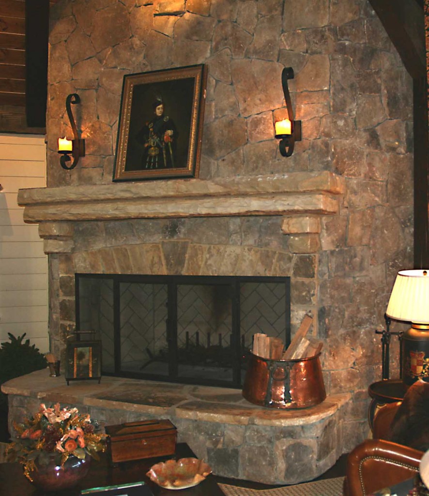 Fireplaces and Hearth Rooms | Mountain Home Architects, Timber Frame ...